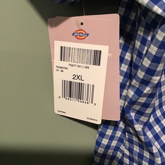 Dickies Women Stretch Short Sleeve Poplin Shirt Size 2XL NWT - Picture 4 of 8